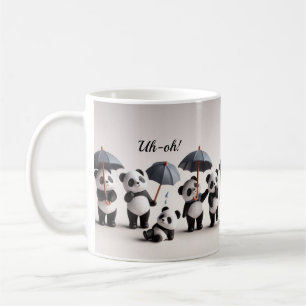 Panda Magic: Een Mok vol schattigheid Koffie Mok