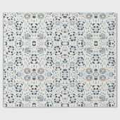 Panda Magic: Schattig verpakken papier ontwerp (Vlak)