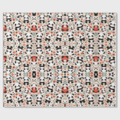 Panda Magic: Schattig verpakken papier ontwerp (Vlak)