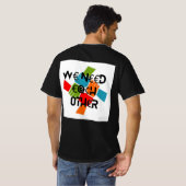 "Panda Majesteit: een monochroom wonder" T-shirt (Achterkant volledig)
