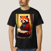 "Panda Majesteit: een monochroom wonder" T-shirt (Voorkant)