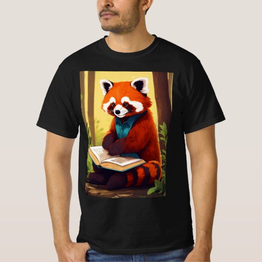 "Panda Majesteit: een monochroom wonder" T-shirt (Voorkant)