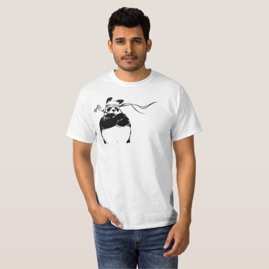 Panda Manga T-shirt (Voorkant volledig)