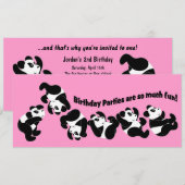 Panda Mania Kaart (Voorkant / Achterkant)