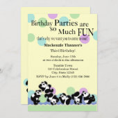 Panda Mania Kaart (Voorkant / Achterkant)