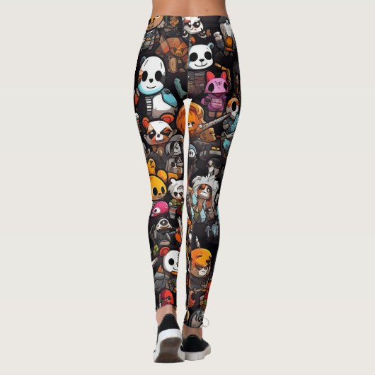 Panda Mania Leggings (Achterkant)