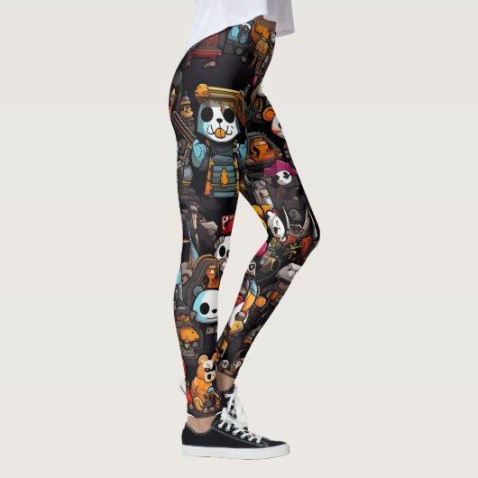 Panda Mania Leggings (Rechts)