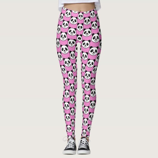 Panda-Manie Leggings (Voorkant)