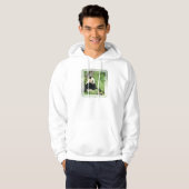 Panda Mannen Hooded Sweatshirt (Voorkant volledig)