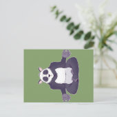 Panda Meditating Feestdagenkaart (Staand voorkant)