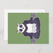 Panda Meditating Feestdagenkaart (Voorkant / Achterkant)