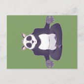 Panda Meditating Feestdagenkaart (Voorkant)
