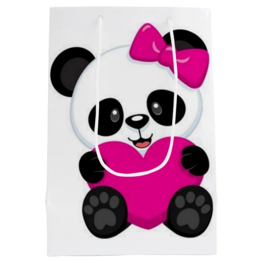 Panda Medium Cadeauzakje (Achterkant)