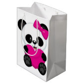 Panda Medium Cadeauzakje (Achterkant Gekanteld)