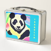 Panda meerkleurige achtergrond (Voorkant)
