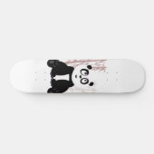 Panda Meisje Persoonlijk Skateboard (Horizontaal)