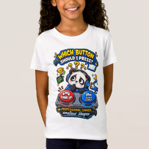 Panda Meme Grappige Schattige Panda Humor Design T-shirt