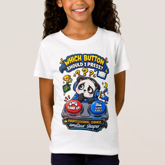 Panda Meme | Grappige Schattige Panda Humor Design T-shirt (Voorkant)