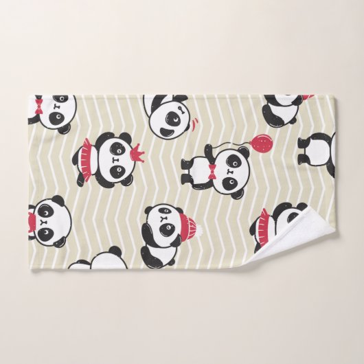 Panda Menagerie Bad Handdoek (Handdoek)