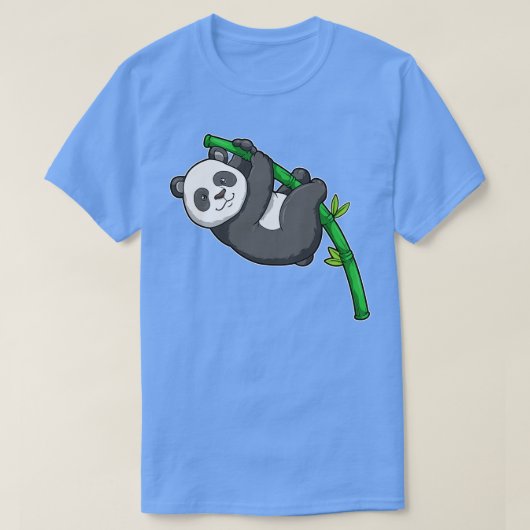 Panda met bamboe 3 t-shirt (Design voorkant)