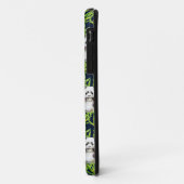 Panda met Bamboe Aquarel Patroon | Monogram Case-Mate iPhone Case (Achterkant/links)