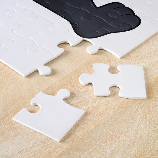 Panda met Bamboe Legpuzzel (Zijkant)