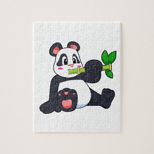 Panda met Bamboe Legpuzzel (Verticaal)