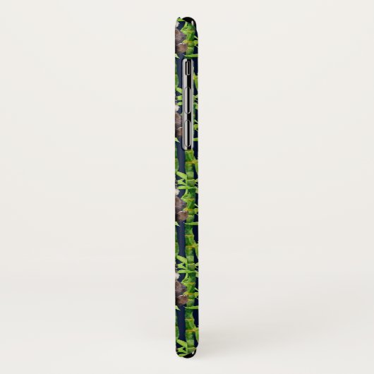 Panda met Bamboe Waterverf Patroon Case-Mate iPhone Case (Achterkant/links)