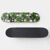 Panda met Bamboe Waterverf Patroon Persoonlijk Skateboard (Horizontaal)