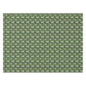 Panda met Bamboe Waterverf Patroon Tafelkleed (Voorkant (Horizontaal))