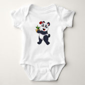 Panda met Bamboevloer Romper (Voorkant)
