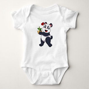 Panda met Bamboevloer Romper