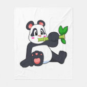 Panda met Bamboo Fleece Deken (Voorkant)