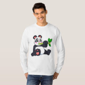 Panda met Bamboo T-shirt (Voorkant volledig)