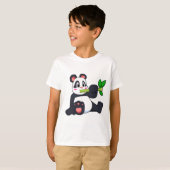 Panda met Bamboo T-shirt (Voorkant volledig)