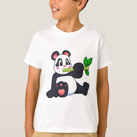 Panda met Bamboo T-shirt (Voorkant)