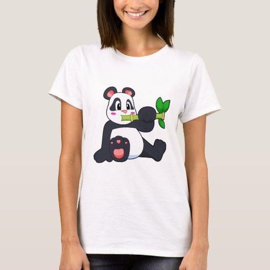 Panda met Bamboo T-shirt (Voorkant)
