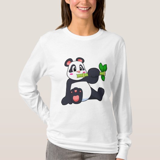 Panda met Bamboo T-shirt (Voorkant)