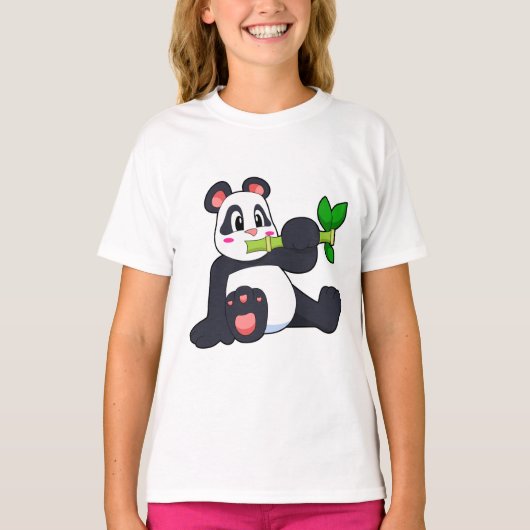 Panda met Bamboo T-shirt (Voorkant)