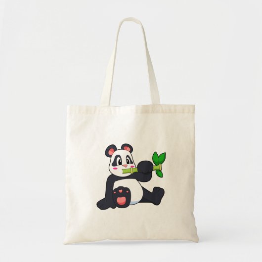 Panda met Bamboo Tote Bag (Voorkant)
