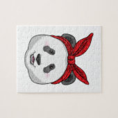 Panda met Bandana Legpuzzel (Horizontaal)