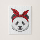Panda met Bandana Legpuzzel (Verticaal)