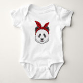 Panda met Bandana Romper (Voorkant)