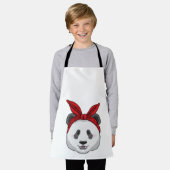 Panda met Bandana Schort (Gedragen)