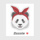 Panda met Bandana Sticker (Vel)