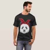 Panda met Bandana T-shirt (Voorkant volledig)