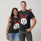 Panda met Bandana T-shirt (Unisex)
