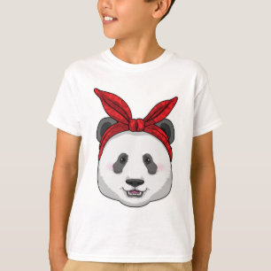Panda met Bandana T-shirt