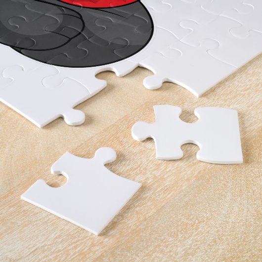 Panda met Bowl Ramen Legpuzzel (Zijkant)