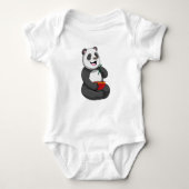 Panda met Bowl Ramen Romper (Voorkant)